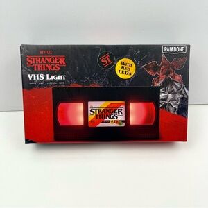 Netflix Stranger Things VHS Light with Red LEDs Collectible Vintage 80’s Style